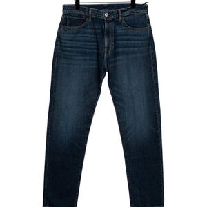 Re/Done Women's Dark Blue Straight Jeans